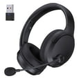 thumbnail image 1 of AYEDLOE Wireless Headset with Mic AI Noise Cancelling for Work, Bluetooth V5.3 Headphones with Microphone for Computer Laptop PC Phone, Black, 1 of 9
