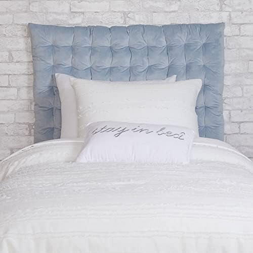 AYFDEGT Opal Tufted Metallic Cushioned Wall Mounted Headboard | Twin