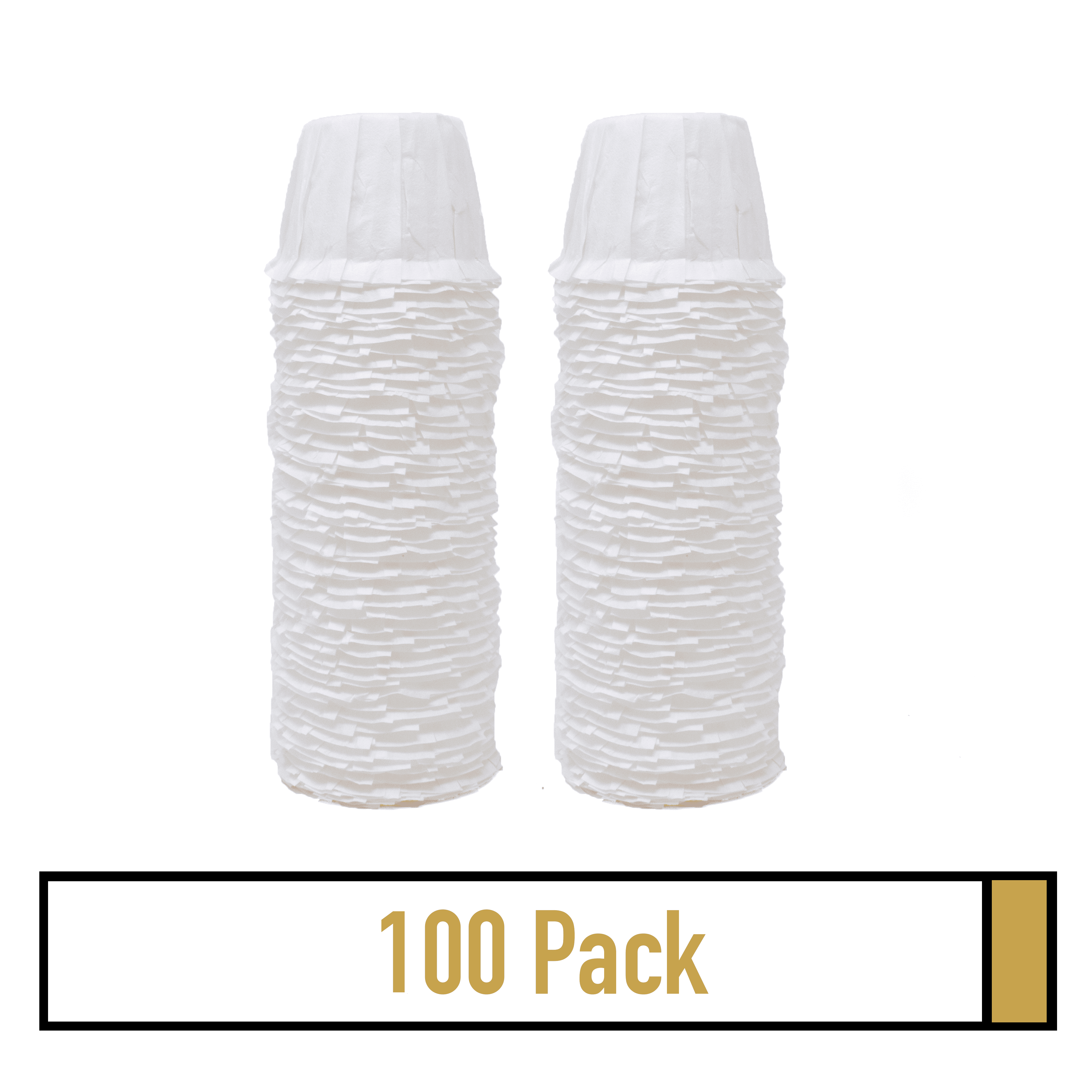 AYFFDIYI 100 pcs Disposable Paper Filter Cups for Reusable Coffee Pods