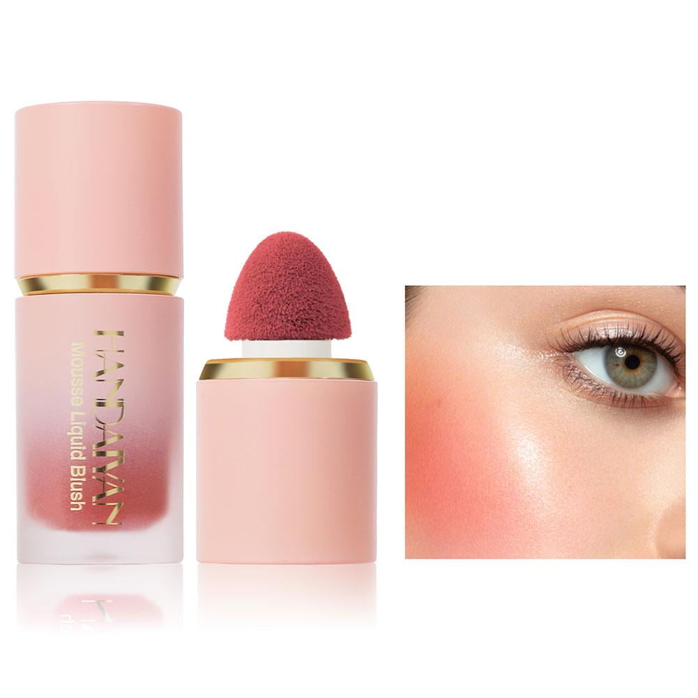 AYFFDIYI Matte Glitter Face Liquid Blusher Smooth Cheek Eye Mousse