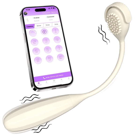 AYIYUN APP Remote Control Vibrator Sex Toys with 7 Vibrations for Women Bluetooth Wearable Vibrating Panty Bullet Adult Toy Stimulator Waterproof Sexual Pleasure Personal Massager Females Couples