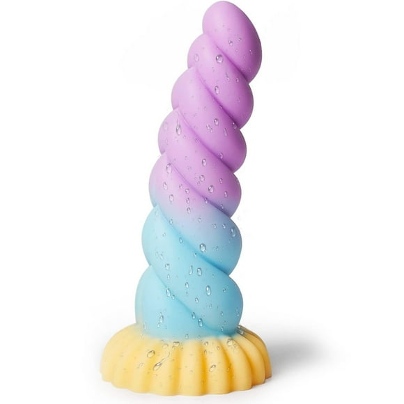 AYIYUN Female Sex Toys Dildo 8.6 inch Marshmallow Adult Toy with Suction Cup for Hands-free Play G-Spot Stimulator for Women & Men Anal Play