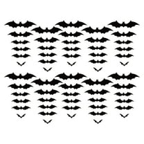 Summercome Halloween Decorations Bats, Halloween Decorations Indoor, Halloween Decor Wall Decor, Bats Halloween Decorations Outside Clearance for Bedroom Halloween Party Decorations, 60pc