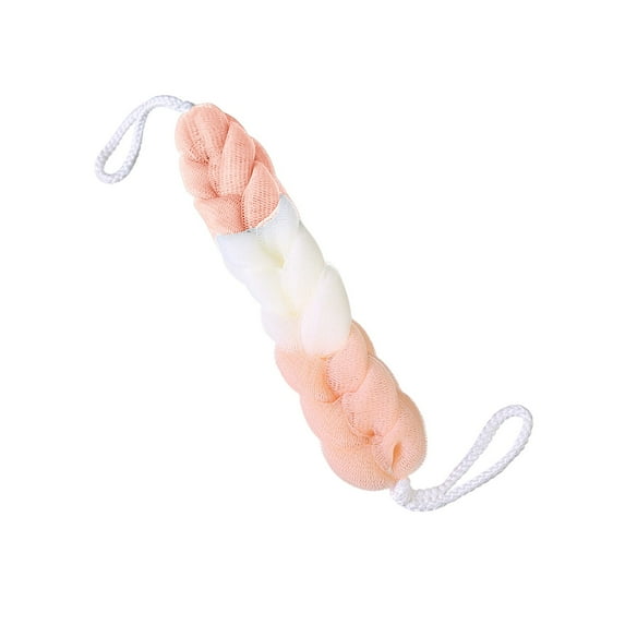 Summercome Long Loofah Back Scrubber for Shower, Body Bath Sponge Ball with Rope Handles, Stretch Exfoliating Mesh Sponge for Men and Women