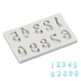 thumbnail image 1 of Summercome Number Chocolate Molds and Letter Silicone Molds, Non-Stick Stuffed Candy Bar Mold, Silicone Alphanumeric Mold for Cake Decoration, Candy, Chocolate, Birthday Party, Gummies, 1 of 7