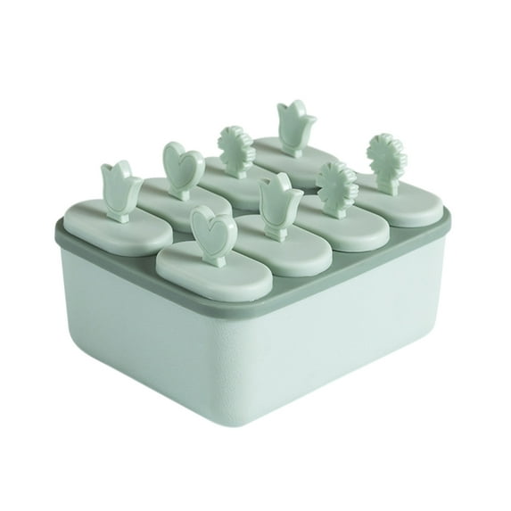 AYKHKYA Popsicle Mold Set 8 Pieces Homemade Popsicle Maker, BPA Free Easy Release Ice Cream Molds Box, Reusable DIY Pop Molds for Summer Popsicle
