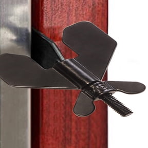 Summercome Portable Door Lock, Home Security Door Locker, Lockdown Locks for Additional Safety, Protecting Privacy Extra Door Lock, Perfect for Traveling Hotel Home Apartment College and Travel, Black