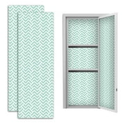 Summercome School Locker Magnetic Wallpaper, Reusable Locker Decorations for Boys Girls, 36''x12'' Trimmable DIY Locker Accessories, Easily Install & Remove, Perfect for Middle High School, Blue Strip