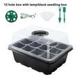 thumbnail image 1 of YardVibe Seed Starter Tray Seed Starter Kit (12 Cells Tray) with Adjustable Humidity Dome, Plant Germination Trays, Seed Starting Trays Mini Greenhouse Germination Kit for Seeds Growing Starting, 1 of 7