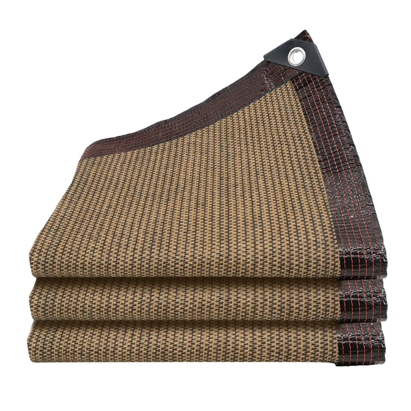 YardVibe Shade Cloth with Grommets 13x26ft, 90% Sunblock Mesh Tarp & Sun Shade for Garden Patio, Sun Shades Outdoor Cover, Plant Covers Protection for Greenhouse, Kennel, Lawn, Pergola - Brown
