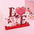 thumbnail image 1 of Summercome Valentine's Day Decor LOVE Table Signs, Glitter Letter Table Decorations for Valentine's Day Gifts Tabletop Wedding Anniversary Party Supplies, LOVE, 1 of 6