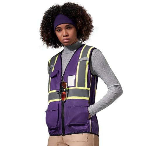 AYKRM 11 color Ladies High Vis Reflective Safety Vest for Women ...