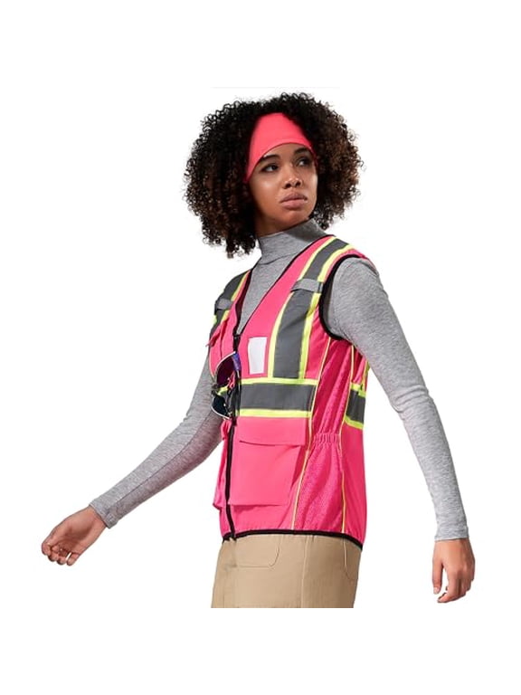 11 color Ladies High Vis Reflective Safety Vest for Women