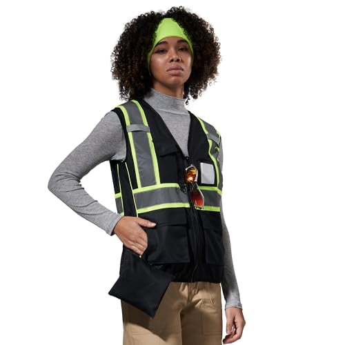 AYKRM 11 color Ladies High Vis Reflective Safety Vest for Women