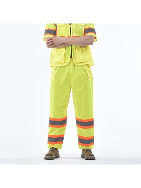 High Vis Reflective unisex-adult work safety pants