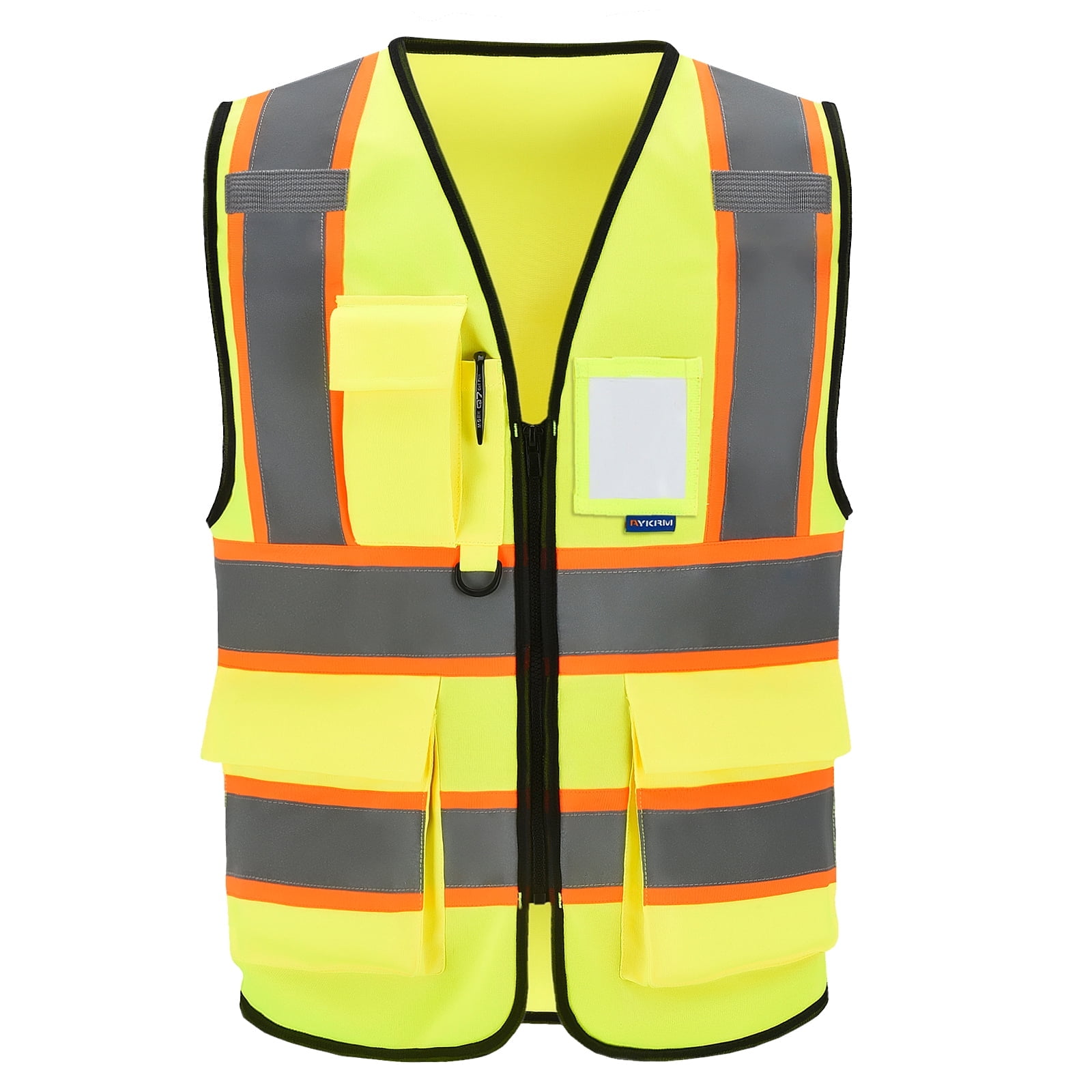 AYKRM Small High Vis Reflective Safety Vest for Women Men Security ...