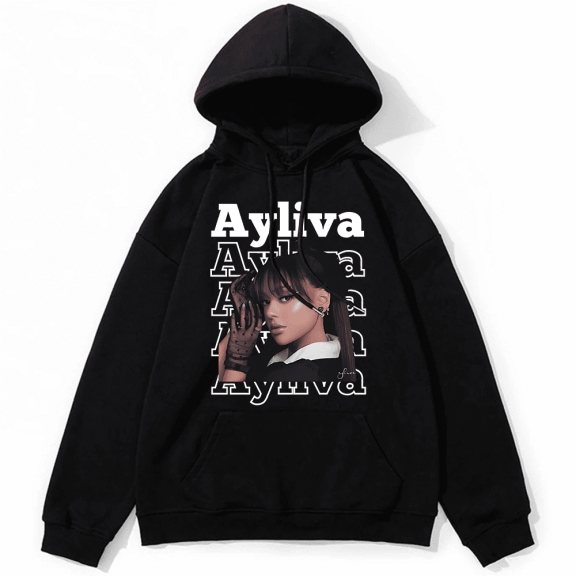 AYLIVA Hoodie AYLIVA Merch AYLIVA Sweatshirt Unisex Music Graphic Pullover Hooded Long Sleeve Sweatshirt