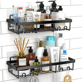 TOPCHASE Shower Caddy, Shower Organizer Adhesive, Shower Shelves 3 Pack No  Drill