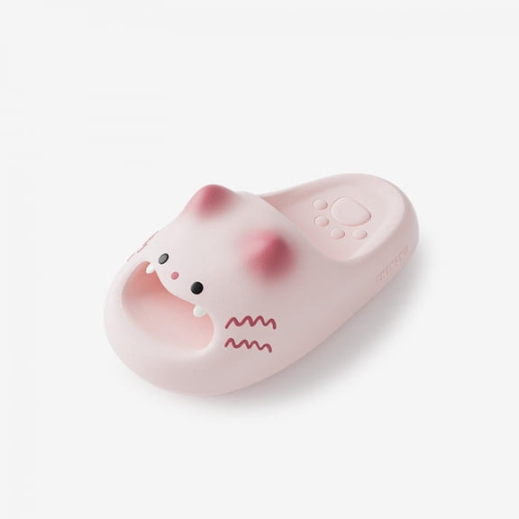 AYUER Caramel Cat Paws Slides for Women and Men, Adult Youth Cloudy Summer Soft Lightweight Anti-Slip Thick Sole Beach House Cloud Cushioned Shower Slide Sandals Indoor Outdoor