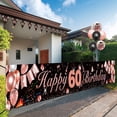 thumbnail image 1 of AYUQI 60th Birthday Decorations for Women, Black Rose Gold Happy 60th Birthday Banner with Balloons, Lady 60 Years Old Birthday Backdrop Yard Signs Sixty Birthday Decor Supplies, 1 of 8