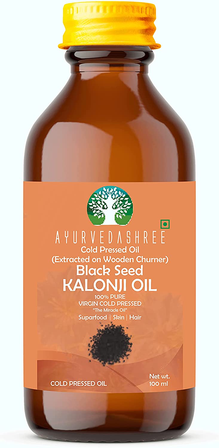 AYURVEDASHREE Cold Pressed Black Seed Oil , Omega 3 6 9 Super