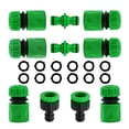thumbnail image 1 of AYYUFE 1/2 Inch Plastic Quick Connector Coupling Adapter Set for Garden Watering Hose, 1 of 7