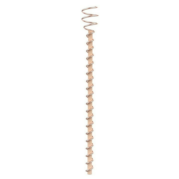 AYYUFE 1/6Pcs 17-inch Electroculture Plant Stake Wood Rod Garden Plants Vegetables Growing Electro Culture Copper Wire Coil Antenna Gardening Supplies