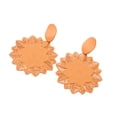 thumbnail image 1 of AYYUFE 1 Pair Women Earrings Hollow Out Flower Shape Jewelry Vintage Exaggerated Drop Earrings for Banquet Alloy Blue, 1 of 8