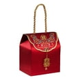 thumbnail image 1 of AYYUFE 1 Set Candy Box Delicate Nice-looking Paper Chinese Traditional Xi Character Gift Case for Wedding, 1 of 8