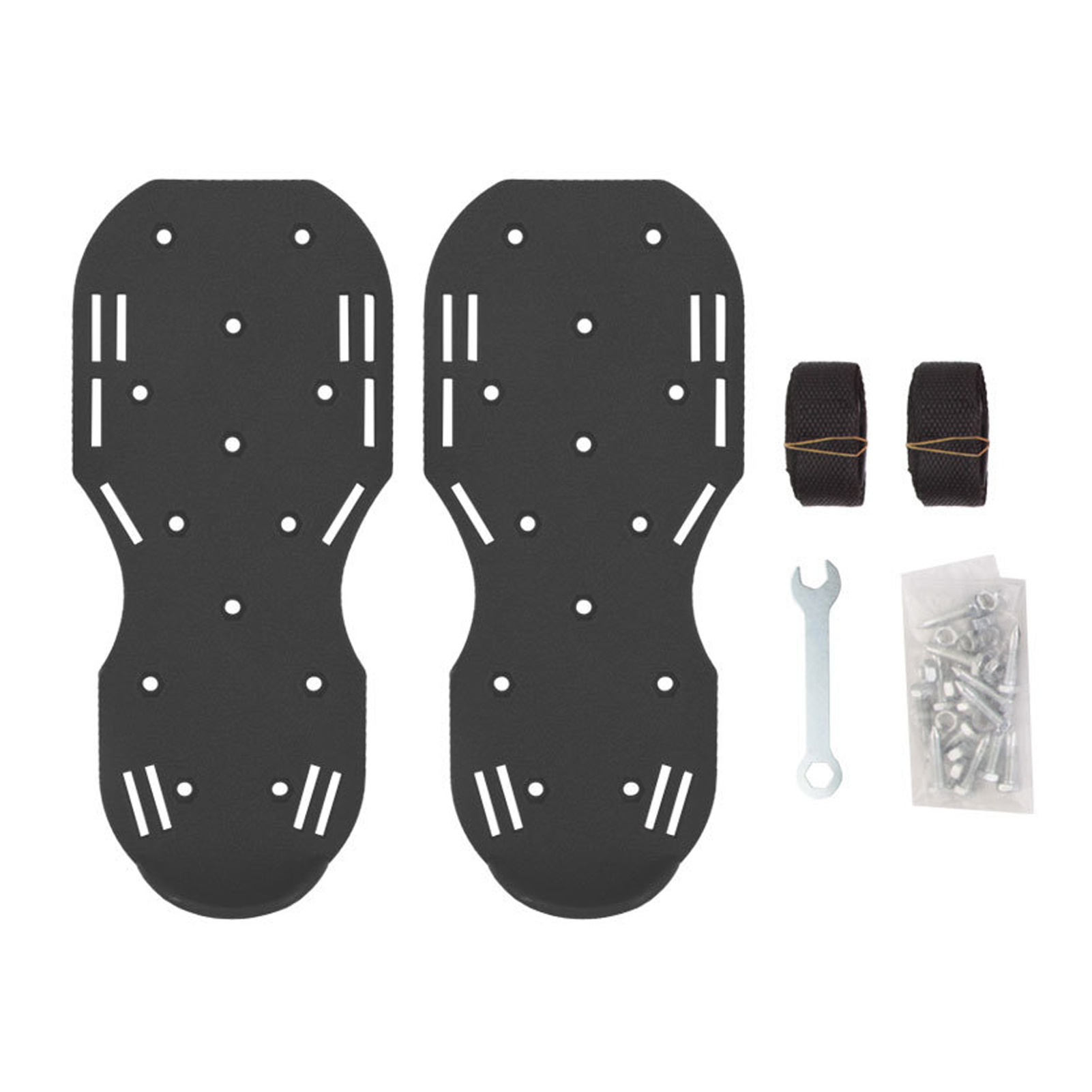 AYYUFE 1 Set Grass Spike Shoes High Hardness Rust-proof Metal All-Purpose Lawn Aerator Shoes Set for Yard