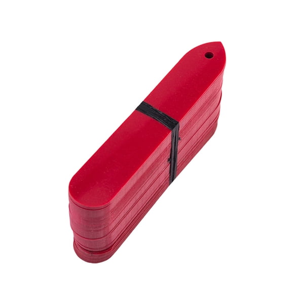 AYYUFE 100Pcs/Bag Horticultural Ground Sign Easy to Write Waterproof with Hole Nursery Tray Round Head Succulent Plants Plant Label Garden Supply