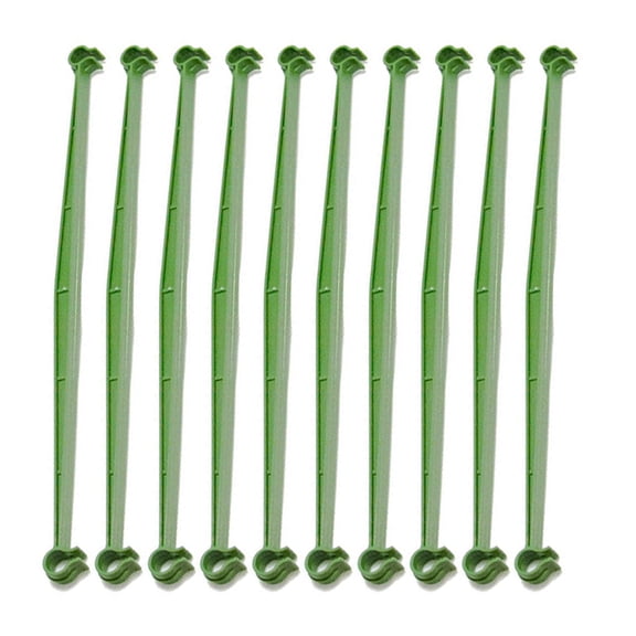 AYYUFE 10Pcs Plant Trellis Connectors Flexible Sturdy Rust-Proof Plastic Connecting Rod Support Expandable Garden Vegetables Tomato Cage Stake Arm Garden Supplies