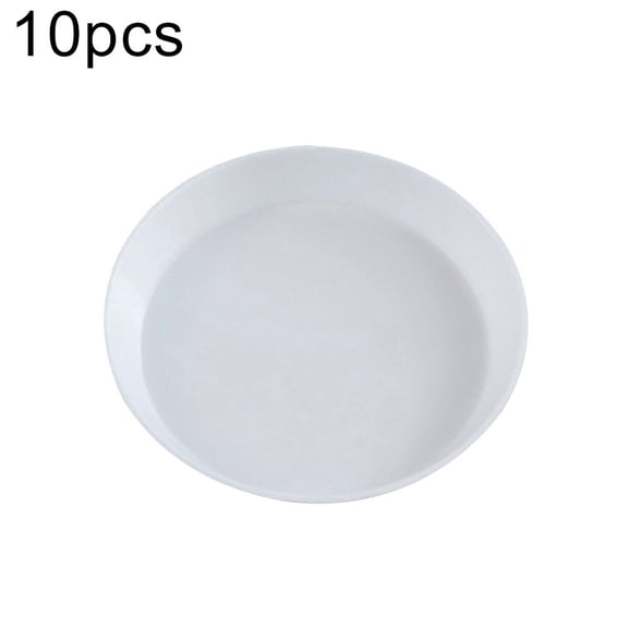 AYYUFE 10Pcs Plastic Triangle Round Rhinestone Beads Nail Art Plate Storage Tray Holder