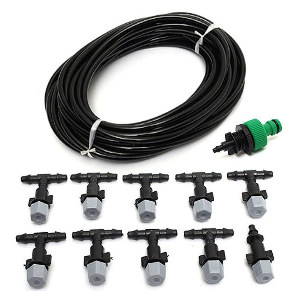 Sprinkle Misting AYYUFE 10m Garden Patio Water Misting Sprinkler System Grass Plant ...