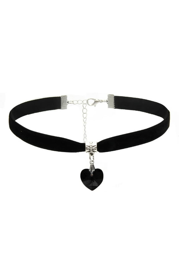 11PCS Choker Necklaces Adjustable Chic Faux Leather Vintage Gothic Style Velvet Choker for Women,Black