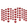 thumbnail image 1 of AYYUFE 12 String Love Garland Double Sided Wide Application PVC Shiny Mini Heart Shape Banner Decor Valentine's Day Accessories, 1 of 6