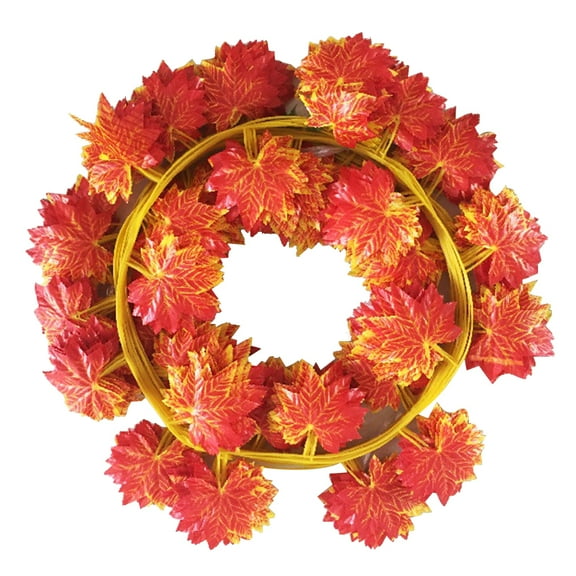 AYYUFE 12Pcs Artificial Maple Leaf Vine Plant DIY Garland Party Home Wedding Wall Decor