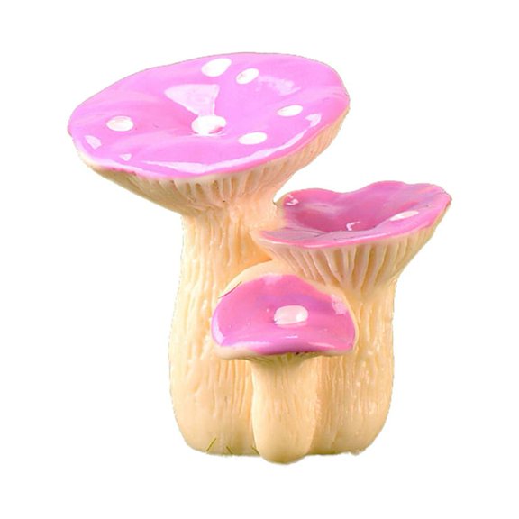 AYYUFE 1Pc Resin Cute Cartoon Mashroom Garden Bonsai Miniature Landscape Crafts Decor