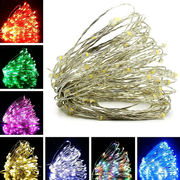 AYYUFE 1m 2m 3m 5m 10m LED Copper Wire Starry String Lights DIY Home Party Decoration