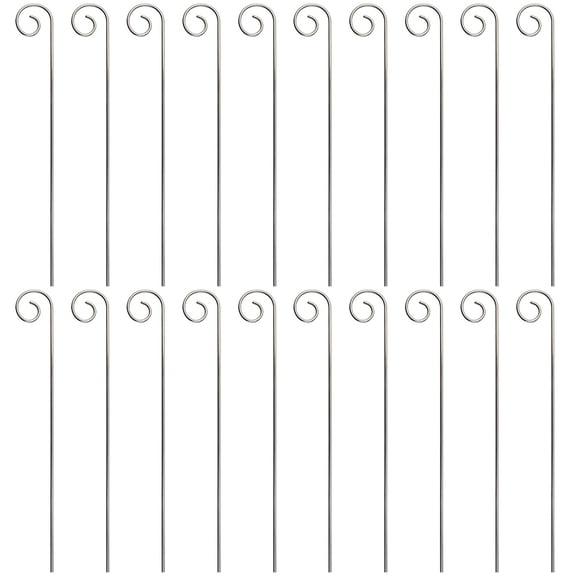 AYYUFE 20Pcs Plant Label Hooks High Strength Rustproof Corrosion Resistant Not Easily Deformed Weather-resistant Garden Plant Sign Hooks Hanging Rods Garden Supplies