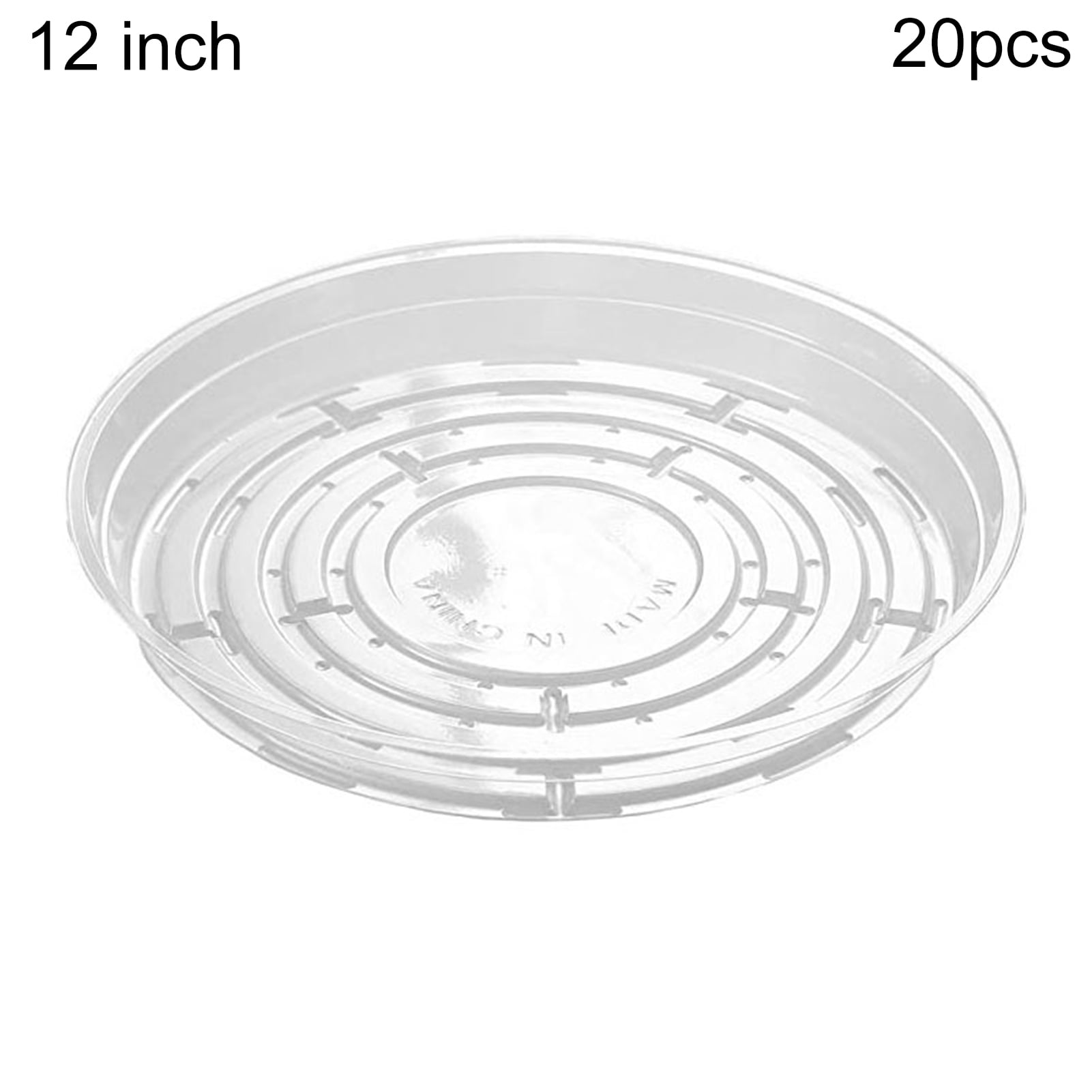 AYYUFE 20Pcs Reusable Pot Tray Convenient Plastic Rounded Edge Plant ...