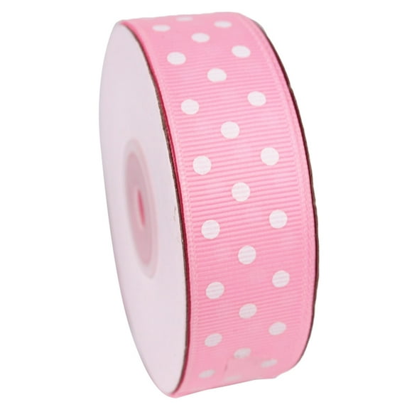 AYYUFE 25 Yards Dot Print Satin Ribbon Bow Packing Craft Wedding Party DIY Decoration