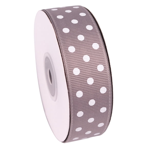 AYYUFE 25 Yards Dot Print Satin Ribbon Bow Packing Craft Wedding Party DIY Decoration