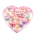 thumbnail image 1 of AYYUFE 36Pcs Girls Kids Cartoon Flower Resin Rhinestone Rings Toy Set Jewelry Box Gift, 1 of 6