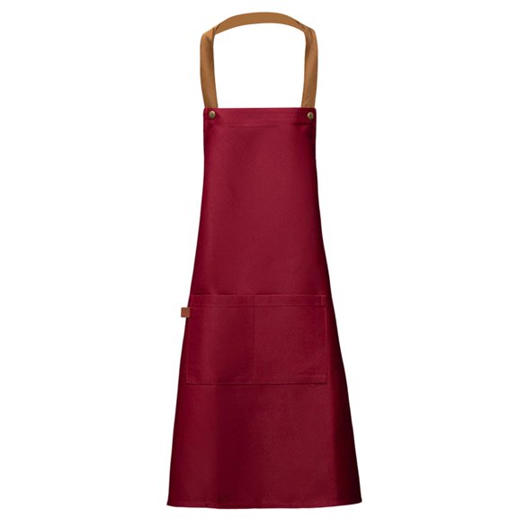 AYYUFE 3PCS Professional Kitchen Apron for Men Women Waterproof Dustproof Adjustable Neck Apron Ideal for Cafes Salons Beauty Nail Work Red