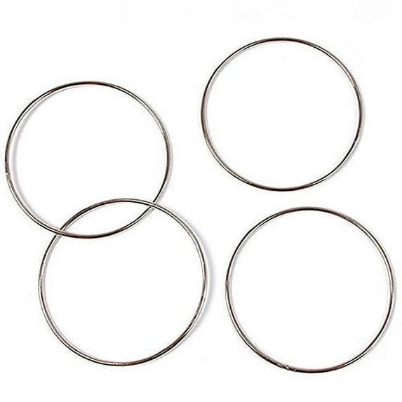 AYYUFE 4Pcs Funny Linking Rings Set Kids Classic Magic Party Show Stage Trick