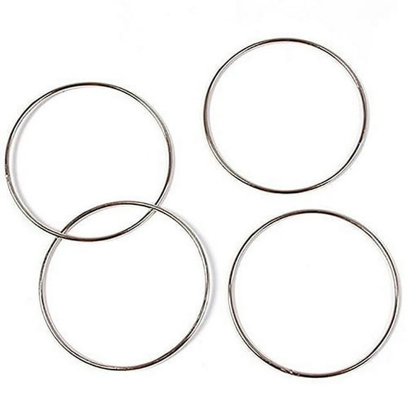 AYYUFE 4Pcs Funny Linking Rings Set Kids Classic Magic Party Show Stage Trick