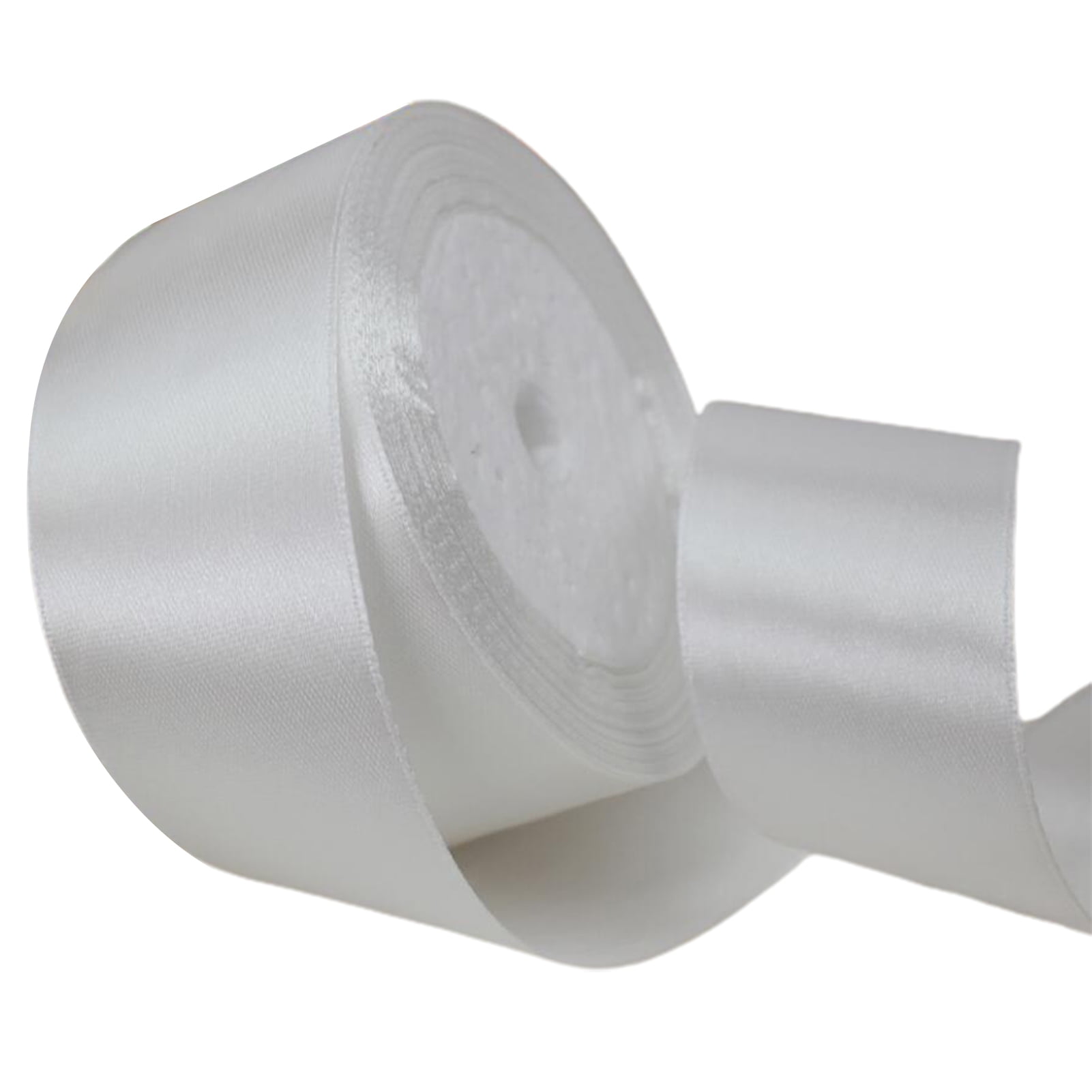 AYYUFE 5 Rolls 22m 4cm Wide Satin Wedding Ribbon Roll Gift Wrapping Bouquets Bow Making Decoration Home Decor Beige