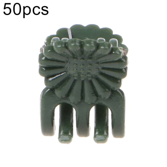 AYYUFE 50Pcs Plastic Plant Support Clips Orchid Flower Stem Vine Clamp Grafting Tool