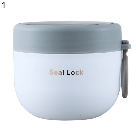 AYYUFE 600ml Soup Cup Leak-proof Large Capacity Stainless Steel Double-walled Vacuum Insulated Food Jar for School